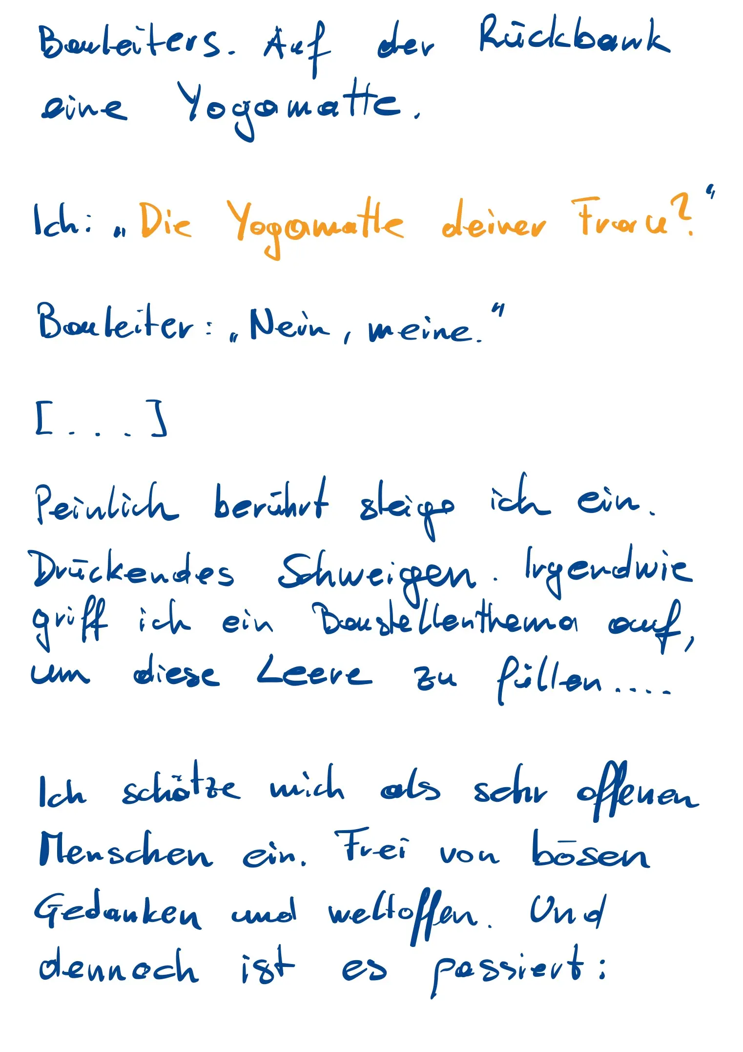 Vorurteil (1), handwritten page 2