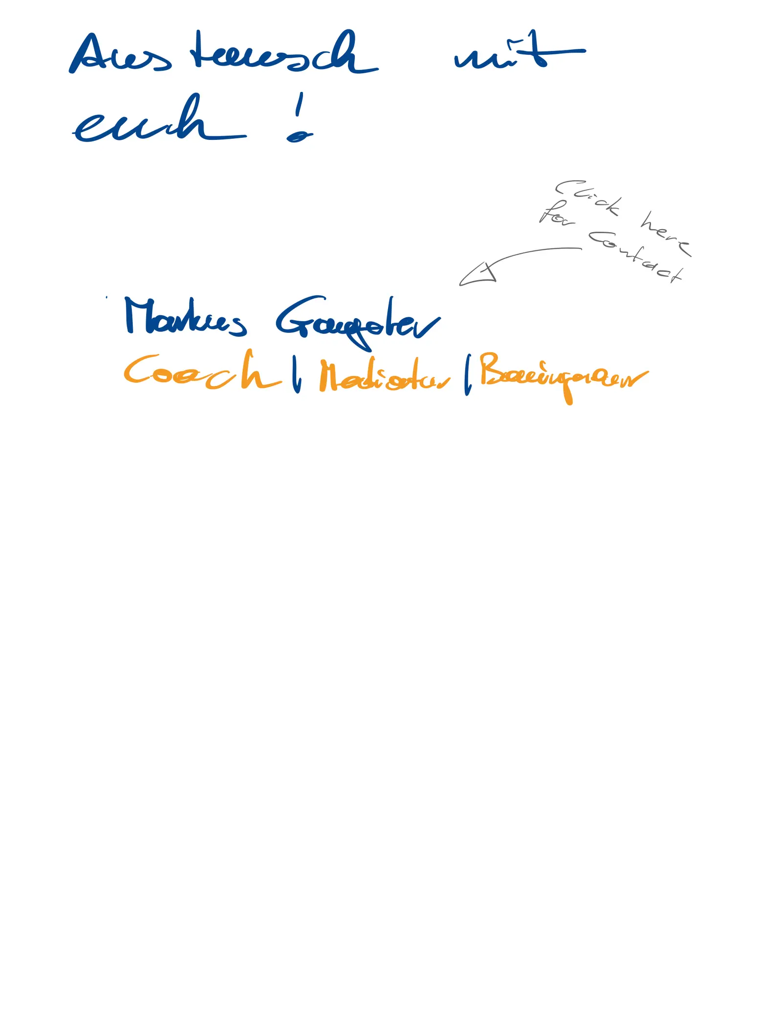Der Grundstein, handwritten page 3