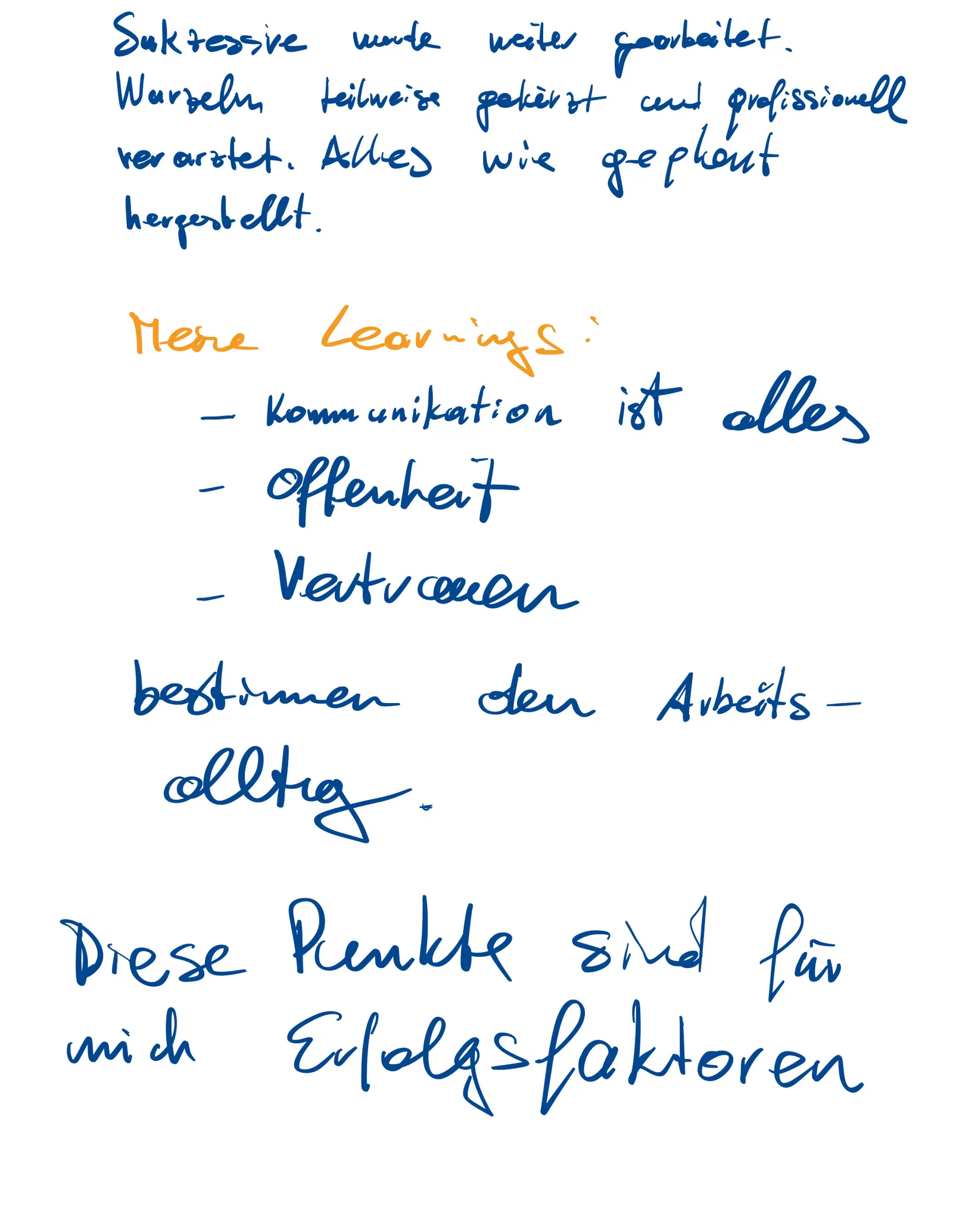 Nur so ein Gefühl...., handwritten page 3